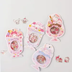 Sanrio Shiny Stickers Ice Cream Cup Shaped Pack