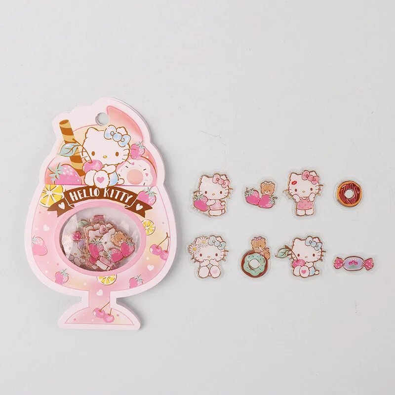 Sanrio Shiny Stickers Ice Cream Cup Shaped Pack