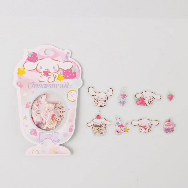 Sanrio Shiny Stickers Ice Cream Cup Shaped Pack