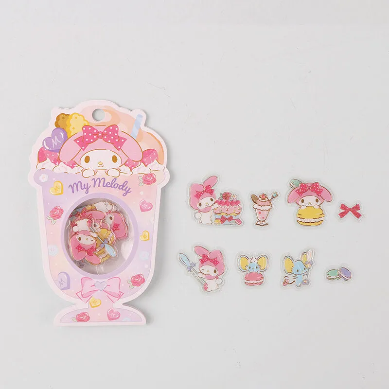 Sanrio Shiny Stickers Ice Cream Cup Shaped Pack