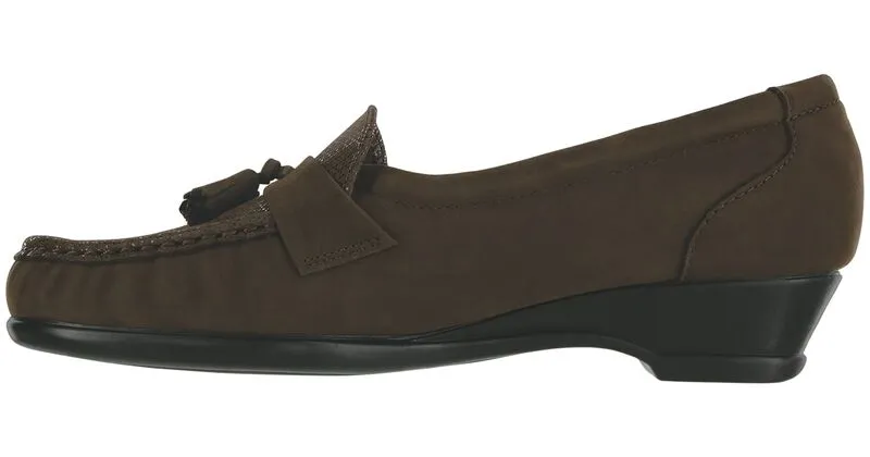 SAS Taylor Slip On Wedge r- Brown Turf