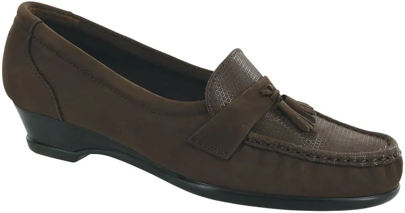SAS Taylor Slip On Wedge r- Brown Turf