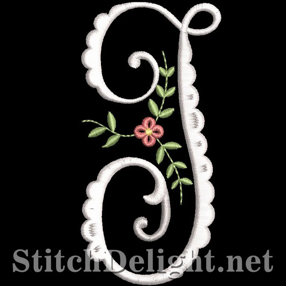 SDS0794 Lace Font J