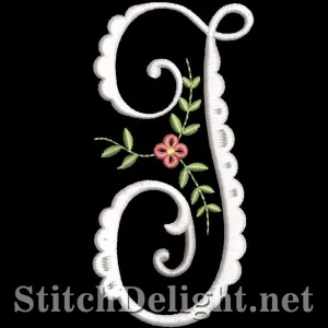 SDS0794 Lace Font J