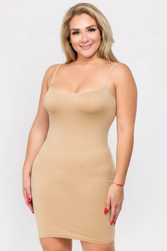Seamless Cami Slip Dress - Stone