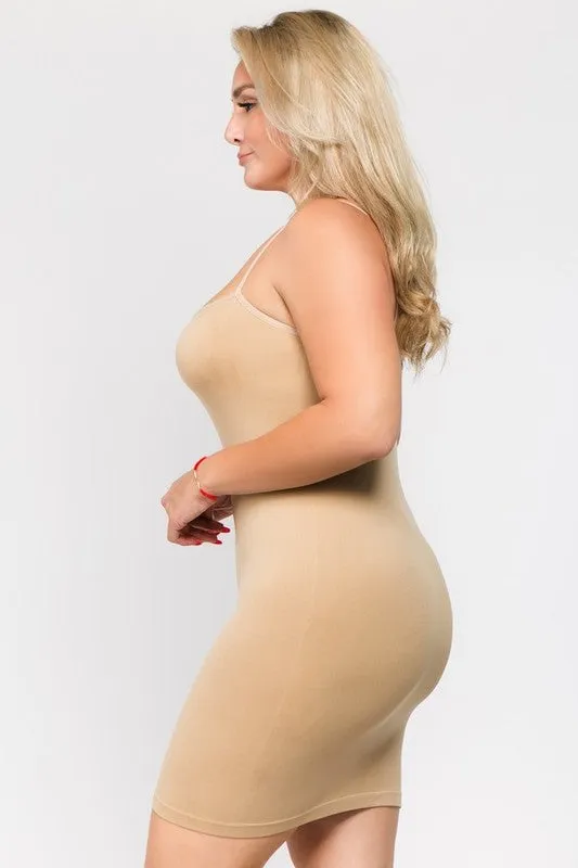 Seamless Cami Slip Dress - Stone