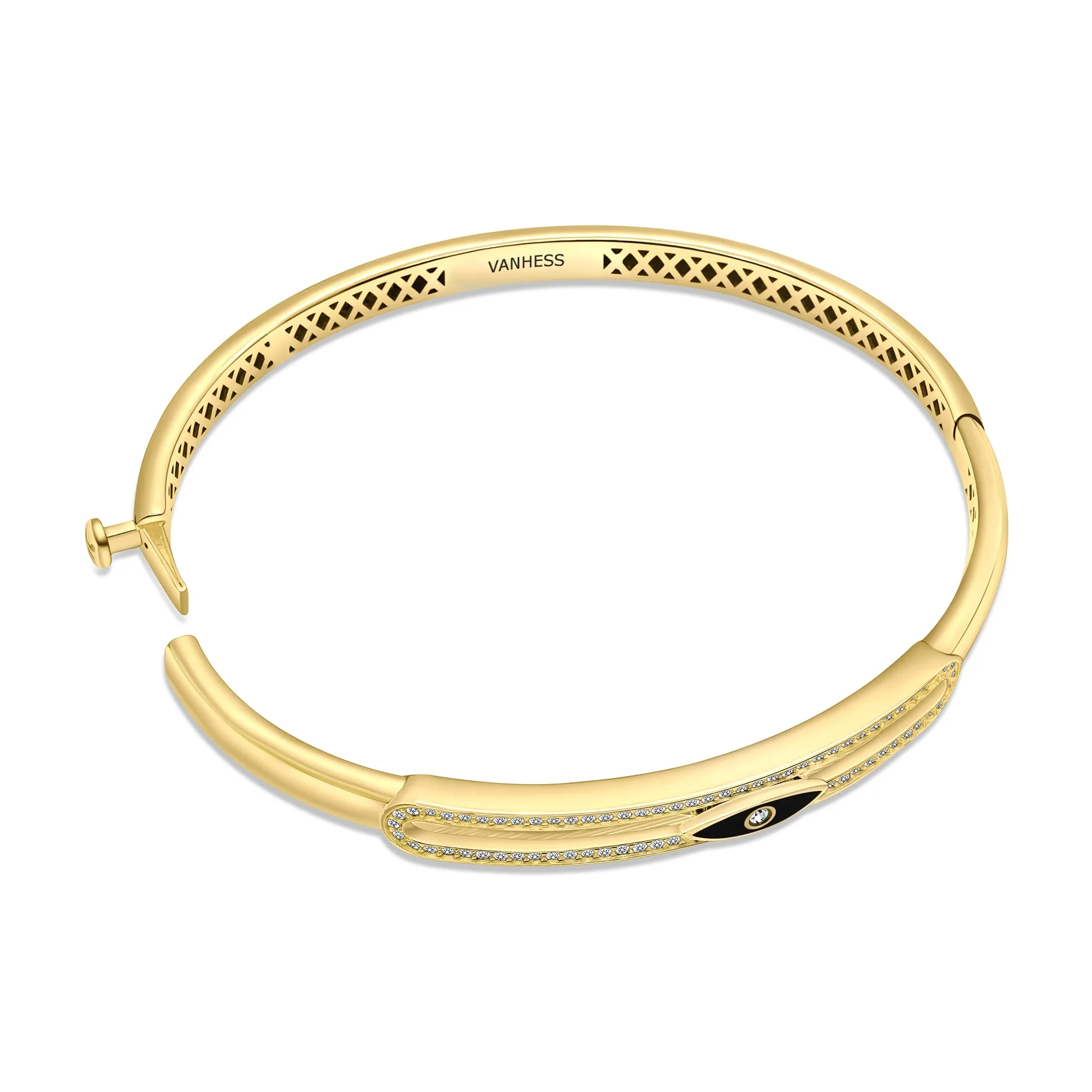 Shiny Evil Eye Bangle
