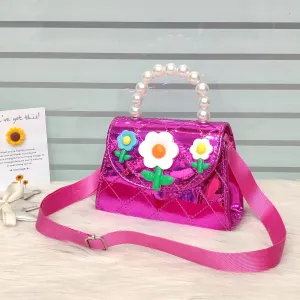 Shiny Flowers Small Bag