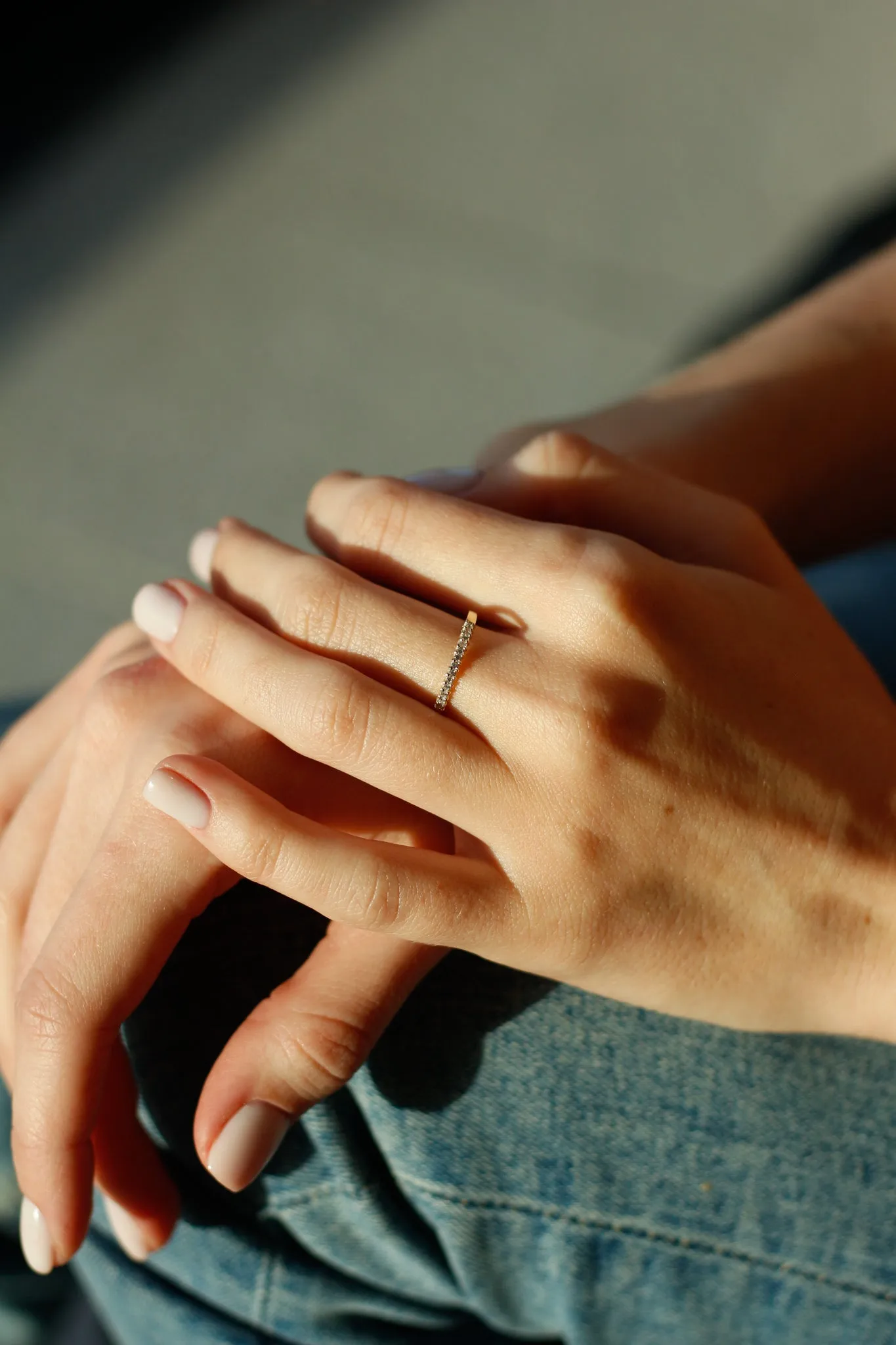 Shiny Stacker Dainty Ring