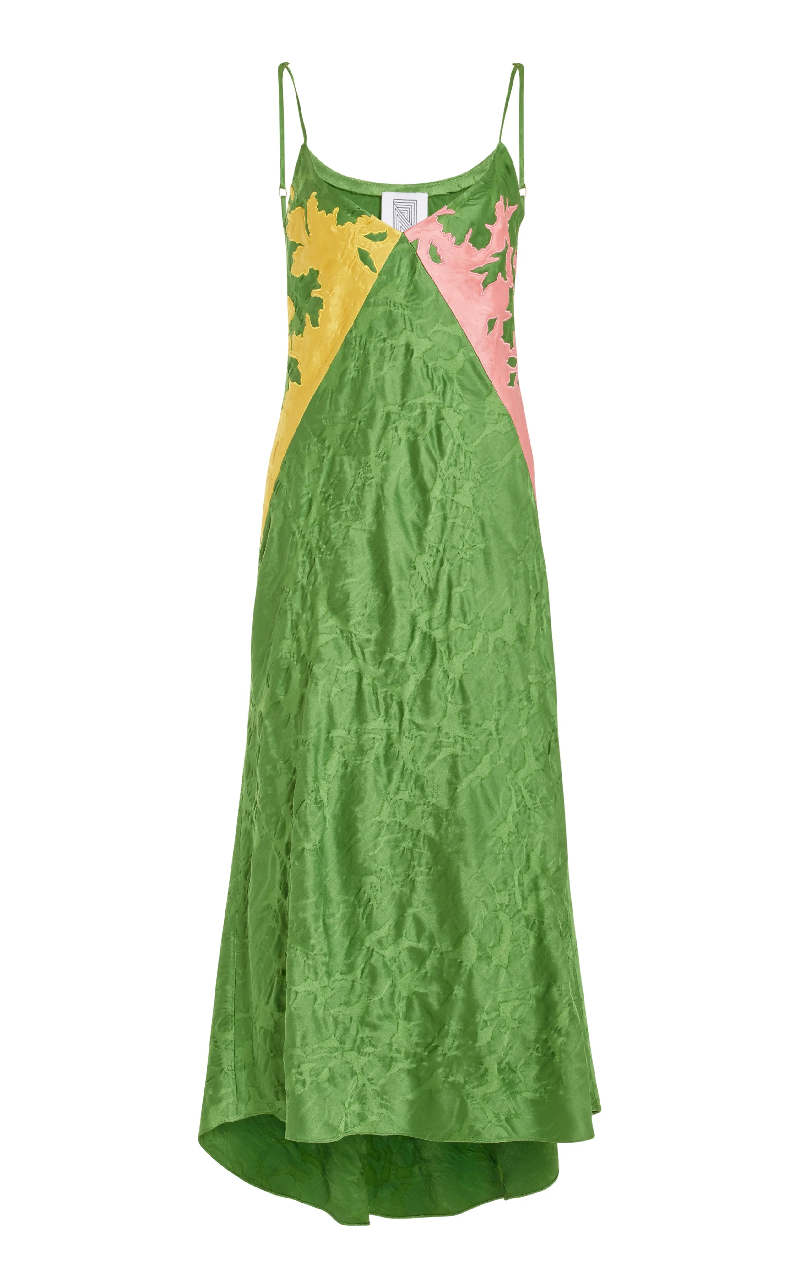 Slip Dress in Wool Burn Out