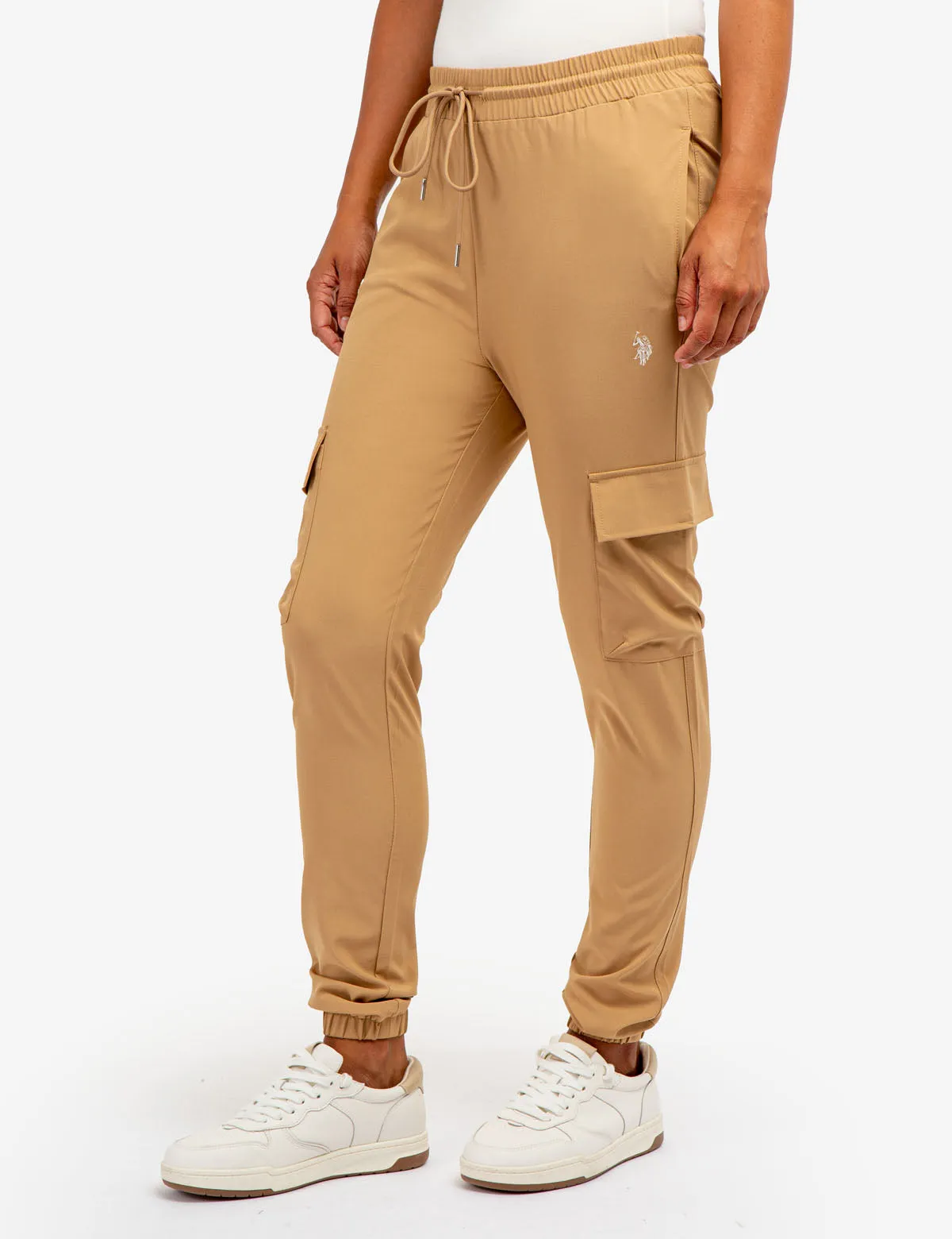 STRETCH WOVEN CARGO JOGGERS