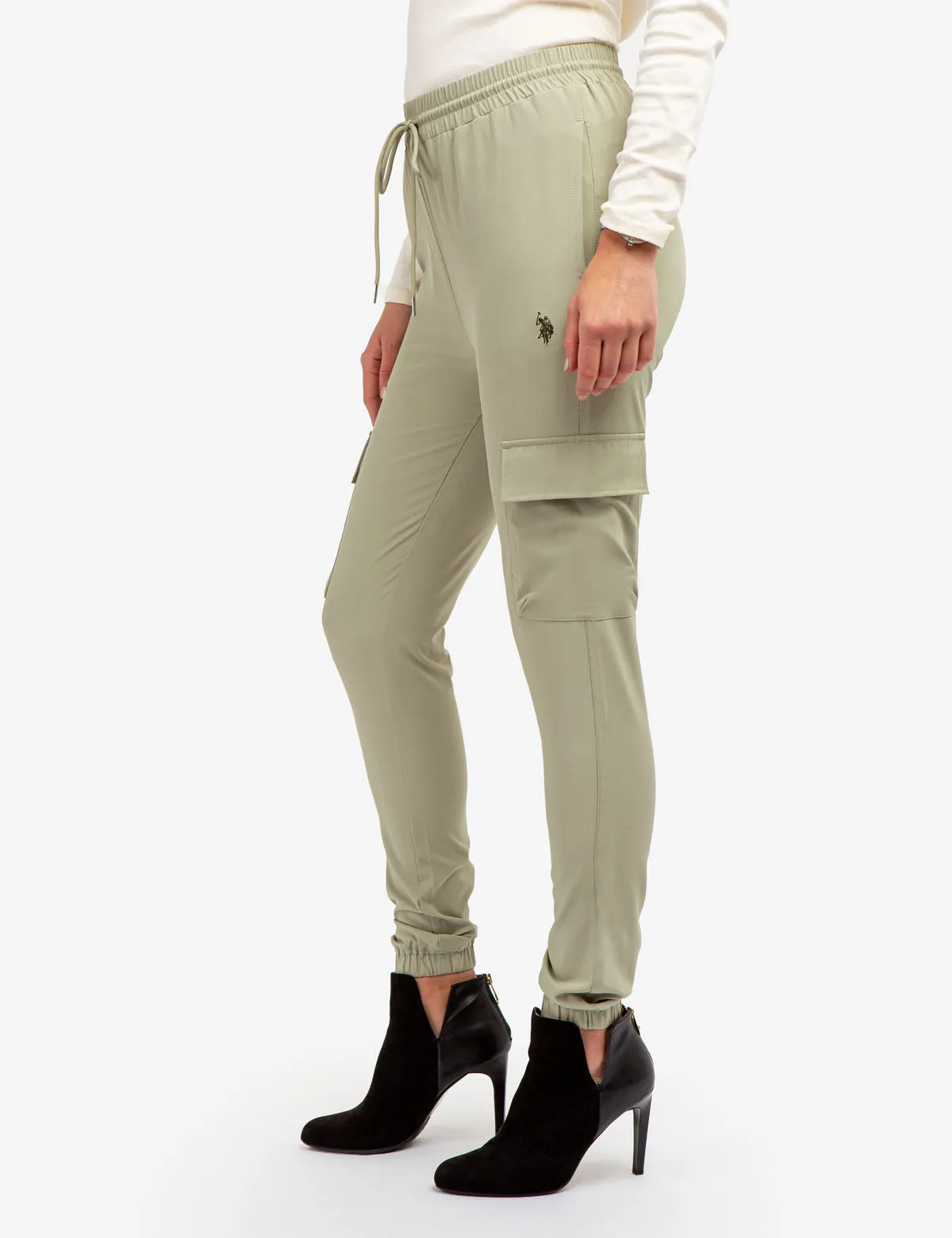 STRETCH WOVEN CARGO JOGGERS