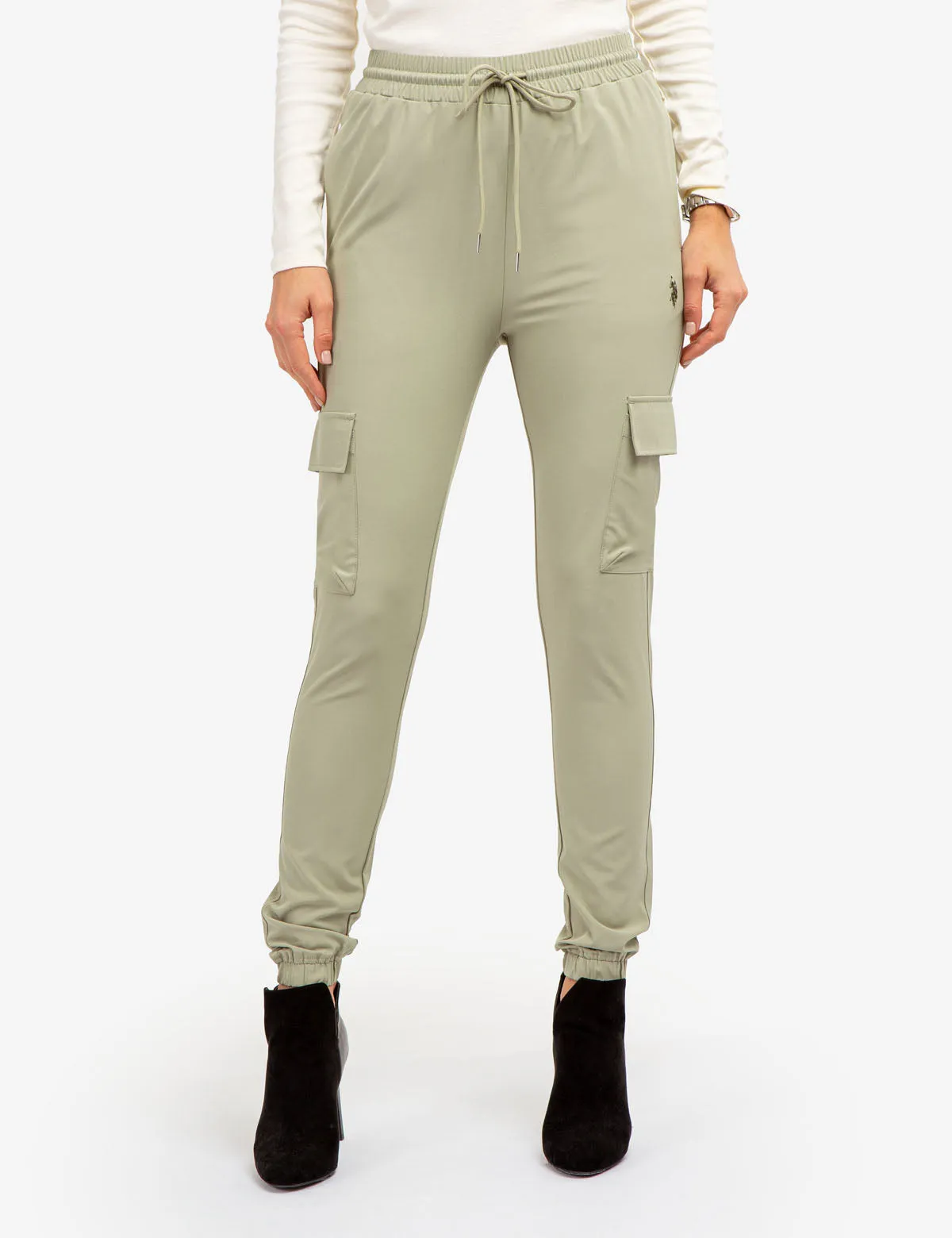STRETCH WOVEN CARGO JOGGERS