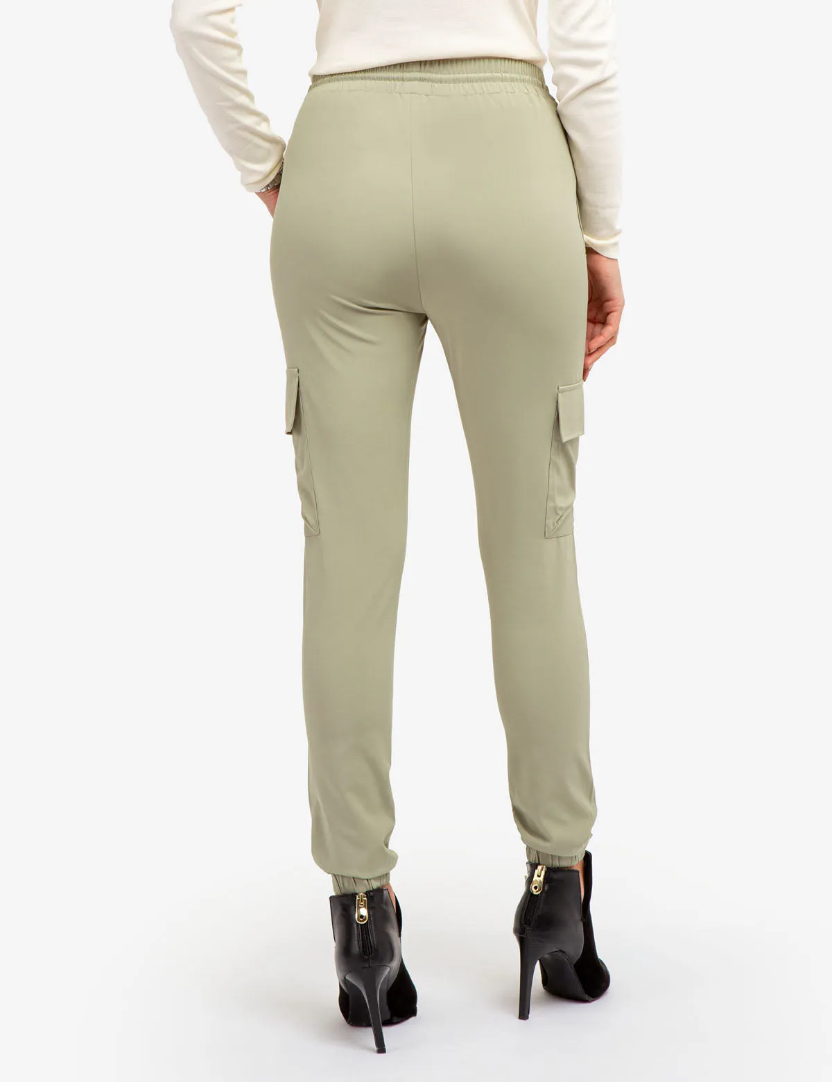 STRETCH WOVEN CARGO JOGGERS