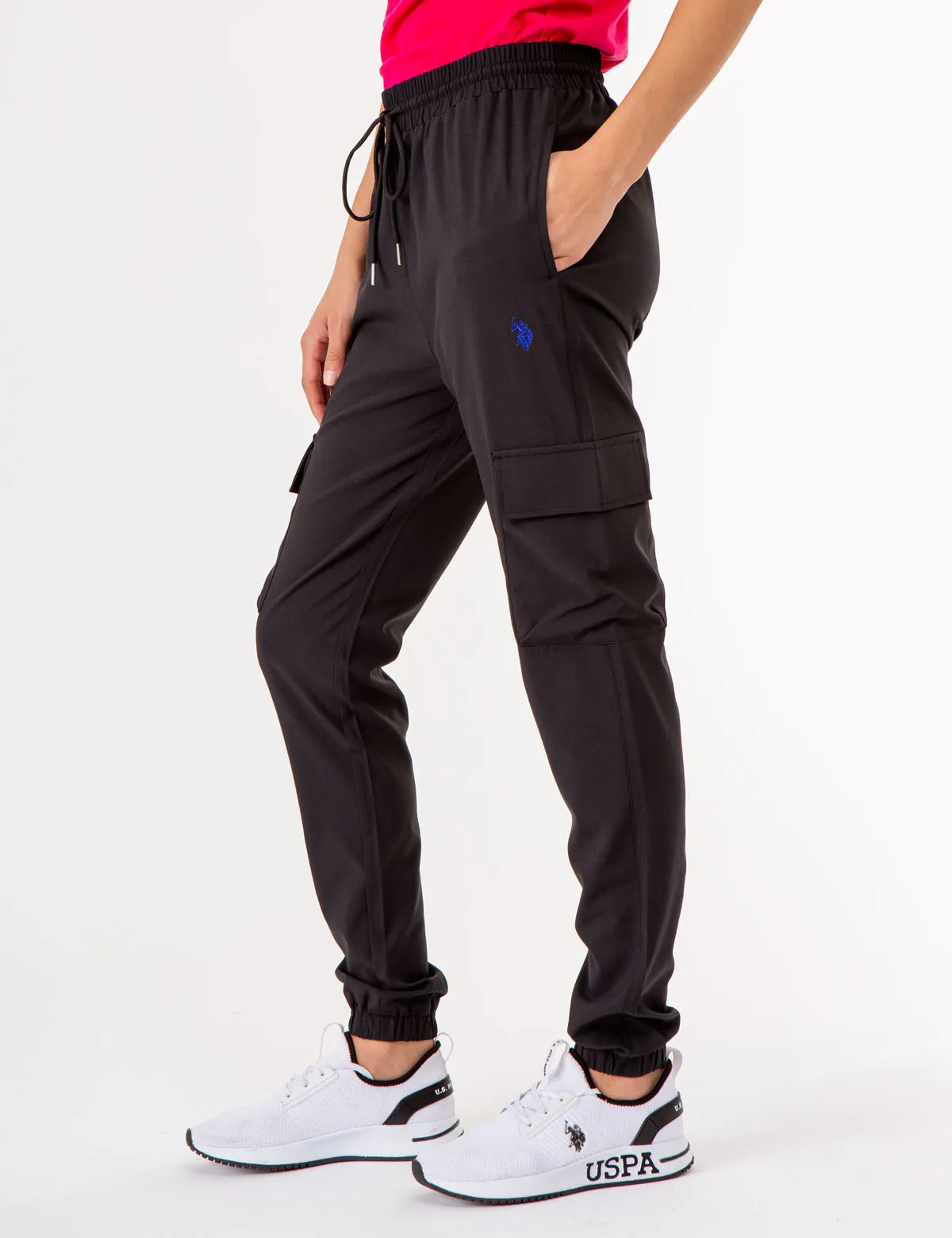 STRETCH WOVEN CARGO JOGGERS