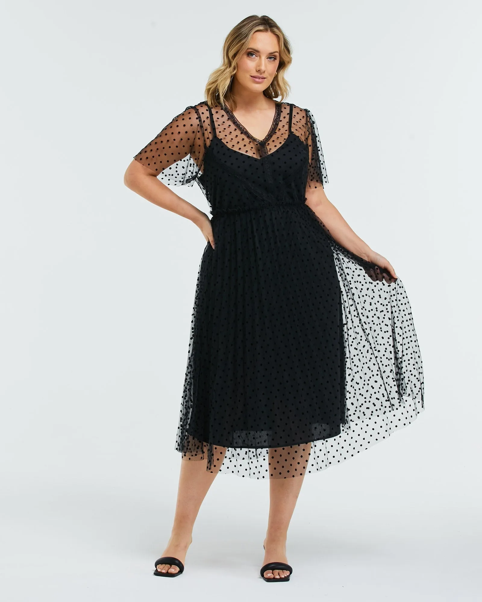 Sundown Spot Dress | Black