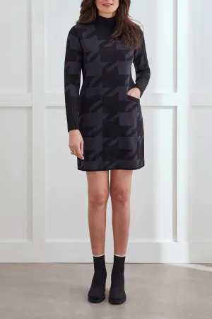 Tribal  Fall/Winter 2023-7533O/4654-Sweater Dress- Charcoal