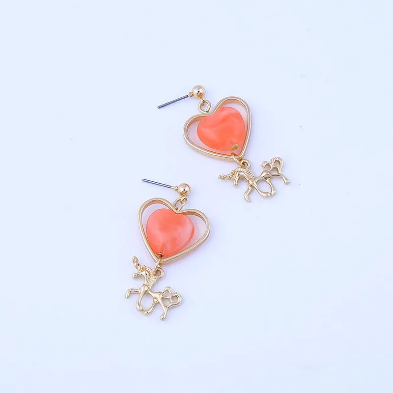 Unicorn Hoop Earrings