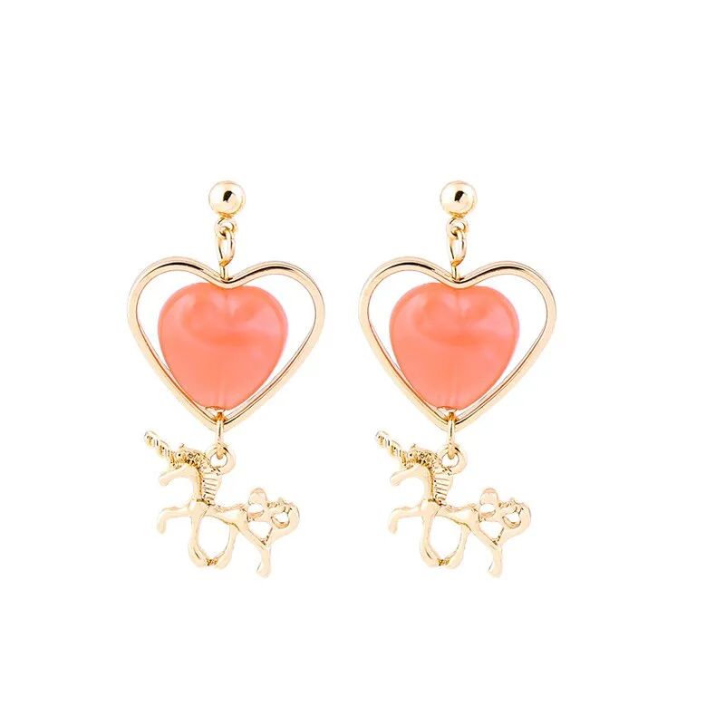 Unicorn Hoop Earrings