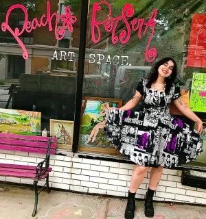 Viletones Print Punkabilly Dress !