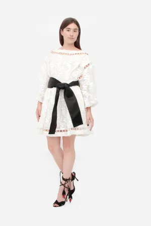WINSOME CINCH VINE LACE DRESS